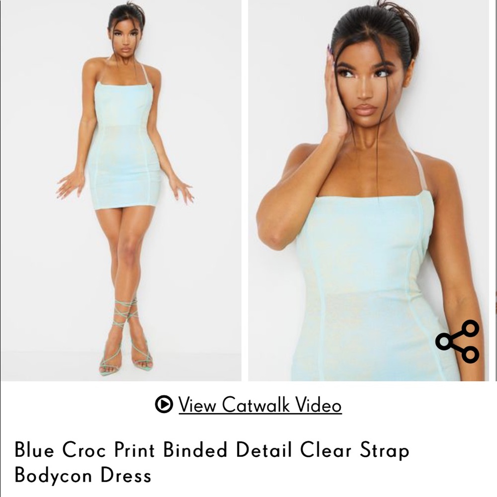 Mini halter dress